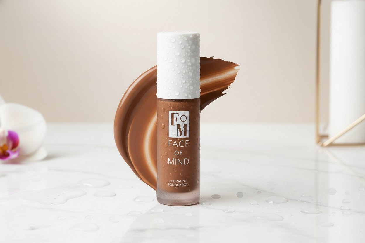 Face of Mind hydrating foundation shade 600